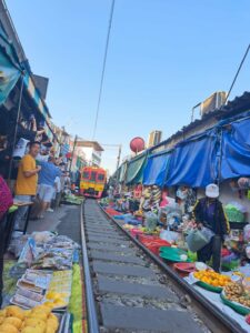 Maeklong Railway Market